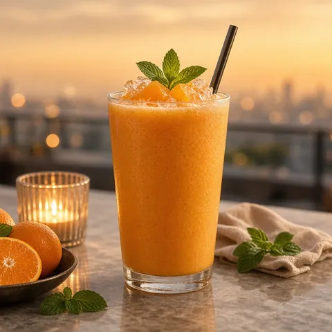Tangerine smoothie
