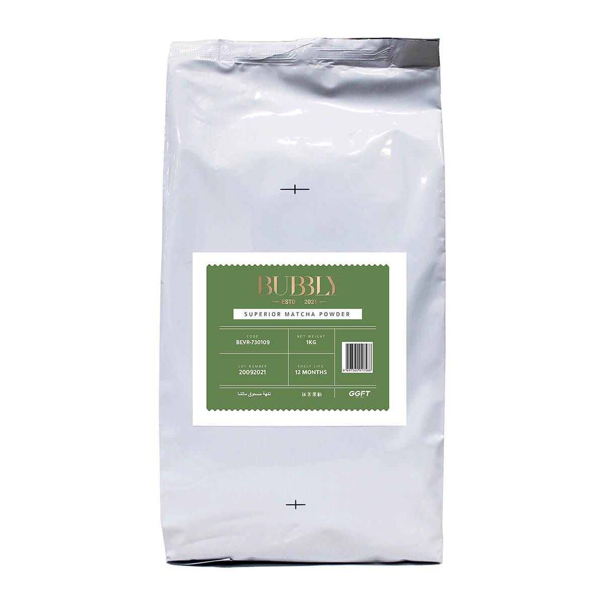 GGO.ae Bubbly Matcha Superior Powder CN - 20x1kg