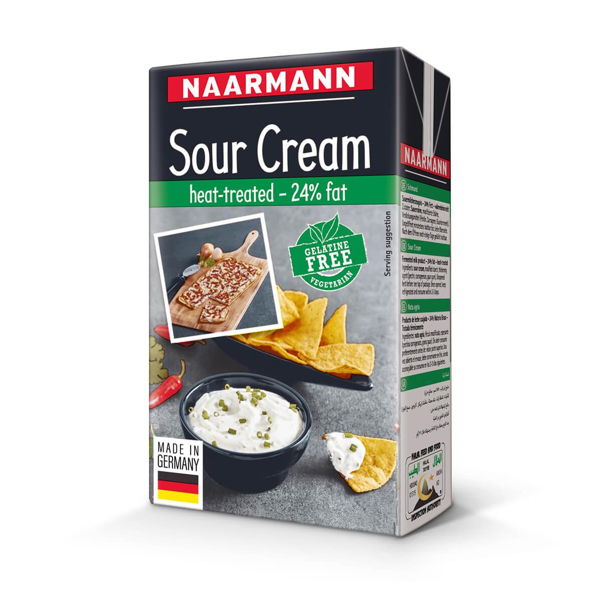 GGO.ae Naarmann 24% Sour Cream - 12x1ltr