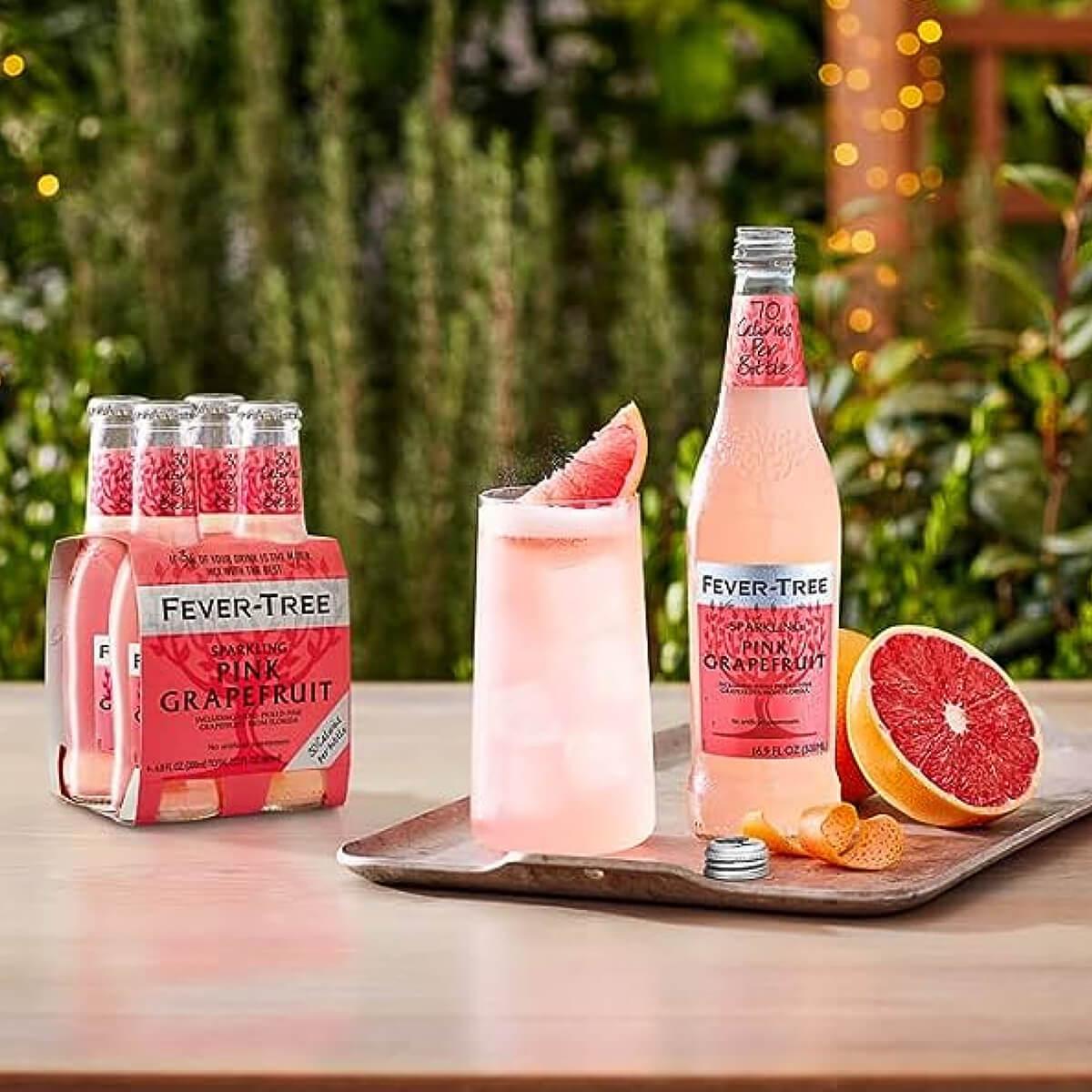 GGO.ae Fever Tree Pink Grapefruit Soda Water - 24x200ml