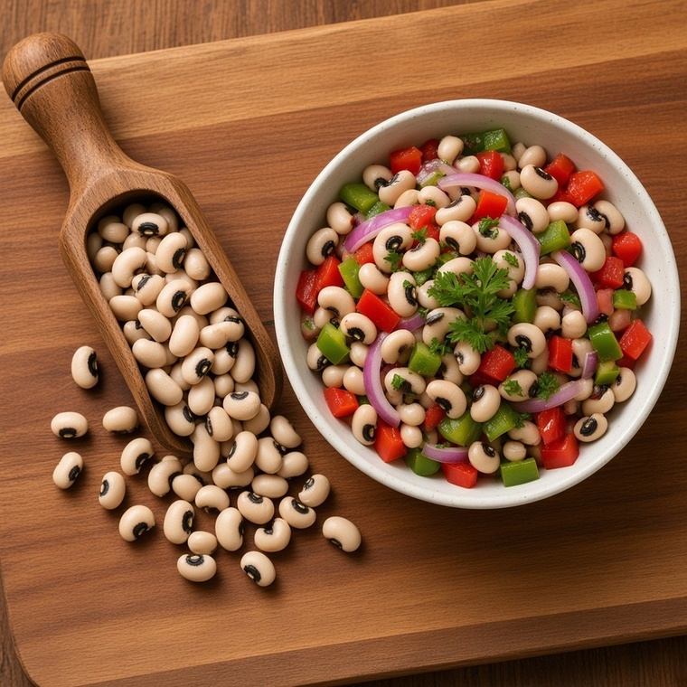 Omega Black Eye Beans - 1x1kg