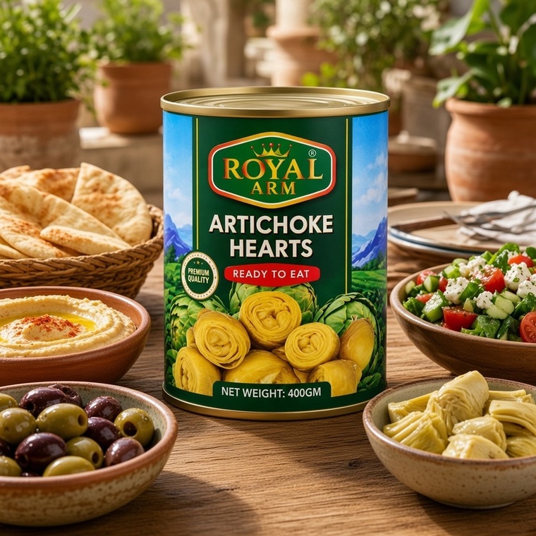 Royal Arm Artichoke Hearts, Spain - 24x400g