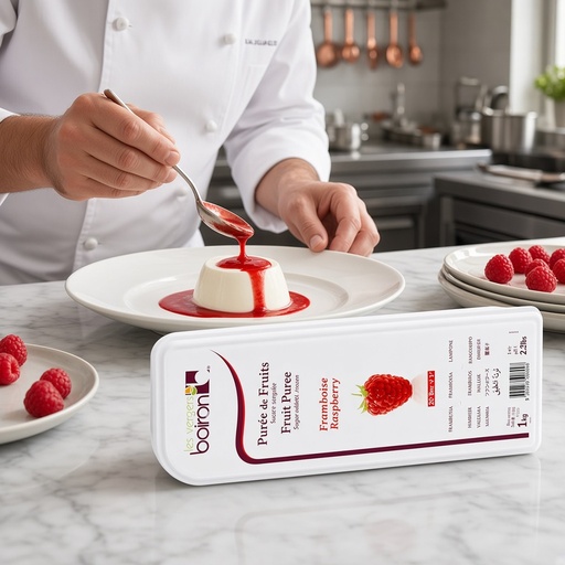 Boiron Raspberry Puree, France - 1x1kg, alternate view