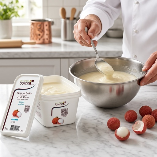 Boiron Lychee Puree, France - 1x1kg, alternate view