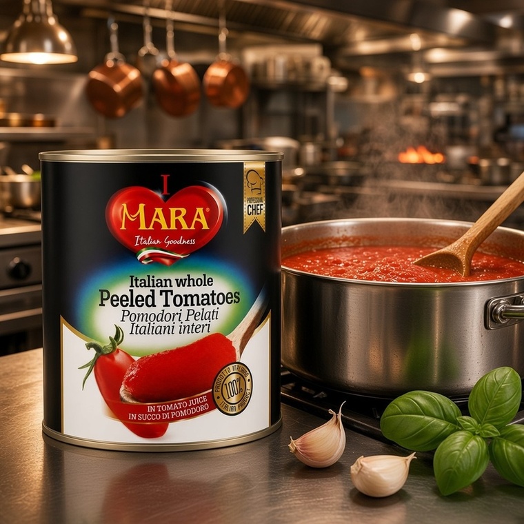 Mara Peeled Tomato, Italy - 6x2.5kg