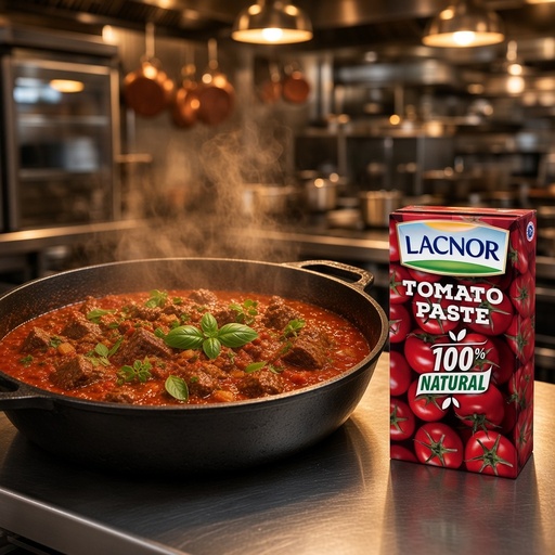 Lacnor Tomato Paste - 48x135g, alternate view