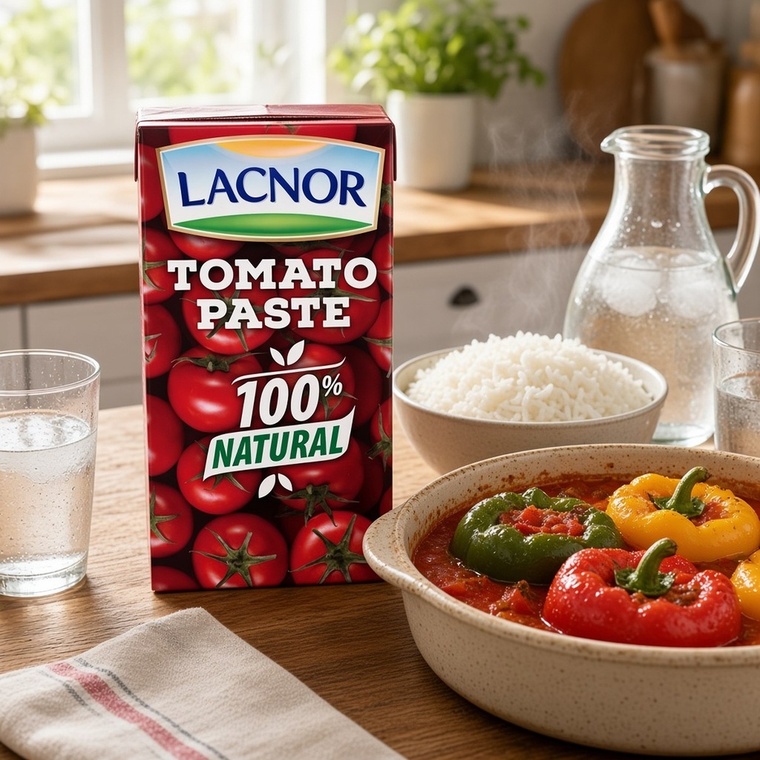 Lacnor Tomato Paste - 48x135g