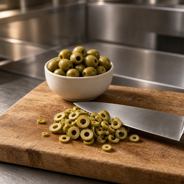 Fragata Green Olives, Pitted - 2x5kg