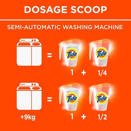 Tide Detergent Washing Powder PROMO, Blue - 4x2.5kg, alternate view
