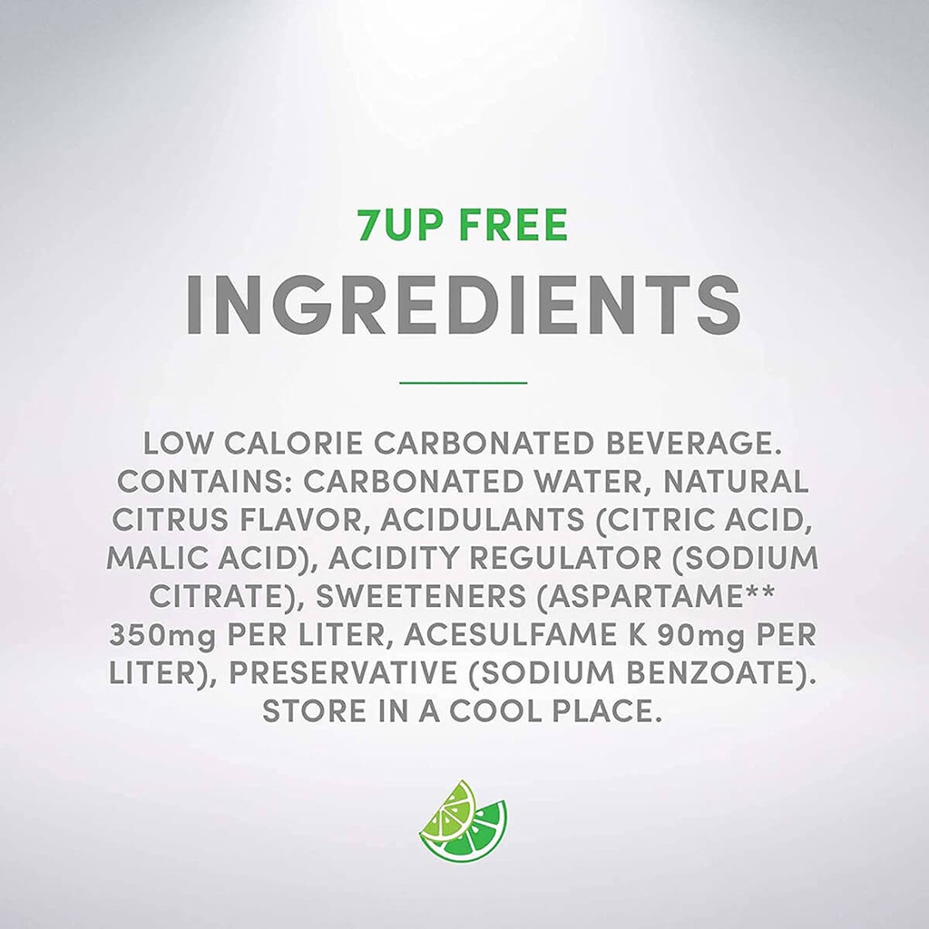 7UP Lime Diet Soft Drink, UAE - 24x330ml