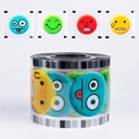Bubbly Sealing Film With Emoji Design - 4 Rolls x 1pc, image 6 of 6