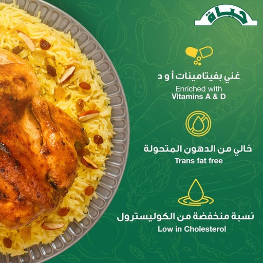 Hayat Vegetable Cooking Oil - 1x18ltr, alternate view