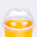 BDO Bubbly Panda Shape Lid, 90MM - 10x50pc (50 Per Pack)