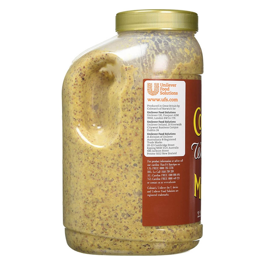 Colman's Wholegrain Mustard, UK - 2x2.25ltr