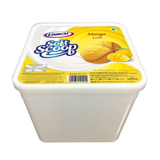 Unikai Mango Ice Cream - 6x4ltr, alternate view