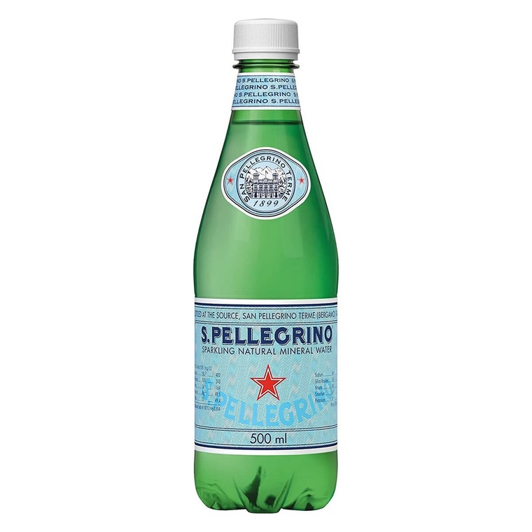 San Pellegrino Sparkling Water, Italy - 500ML — additional view
