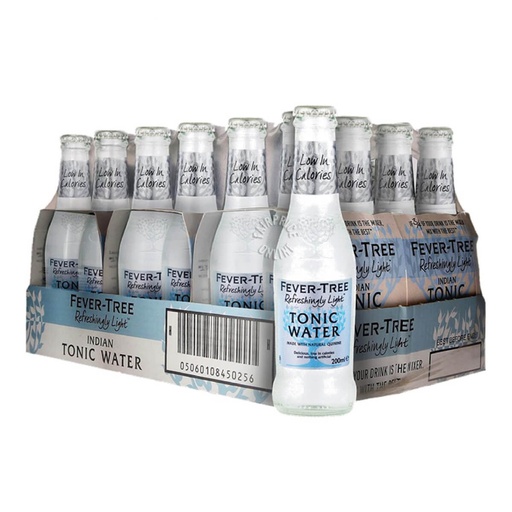 Fever Tree Refreshingly Light Tonic Water - 24x200ml, alternate view