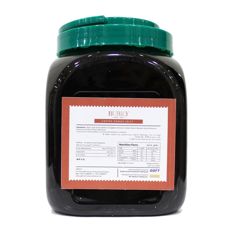 Konjac Jelly Coffee CN Bubbly 6x2.1ltr