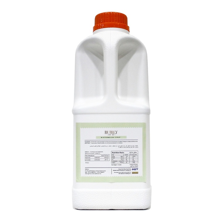 Syrup Wintermelon CN Bubbly 6x1.9ltr