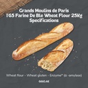 Grands Moulins de Paris T65 Farine De Ble Wheat Flour - 1x25kg