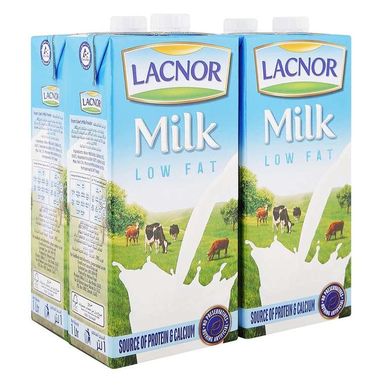 Milk Low Fat Lacnor 12x1ltr