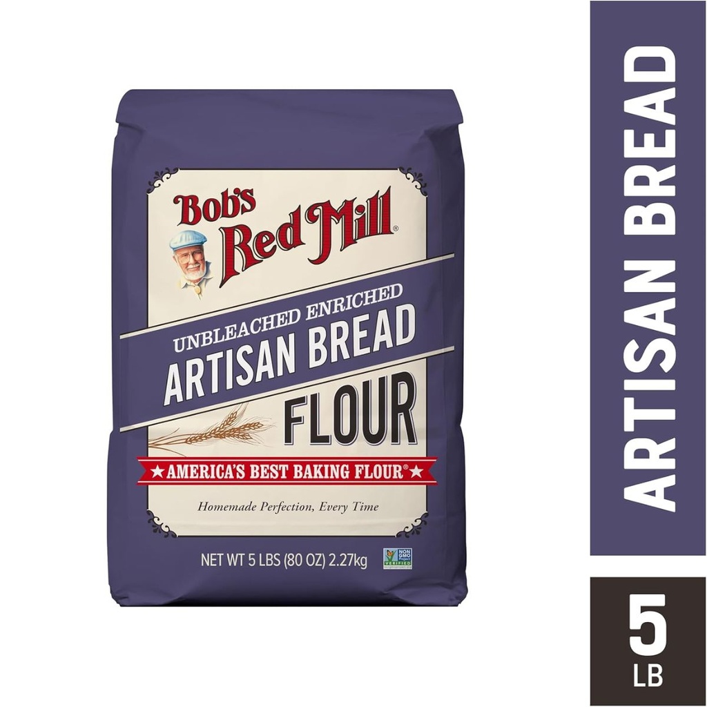 Bob's Red Mill Artisan Bread Flour - 4x5lbs