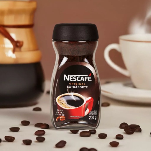 Nescafe Original Extraforte Coffee Powder - 12x200g, alternate view