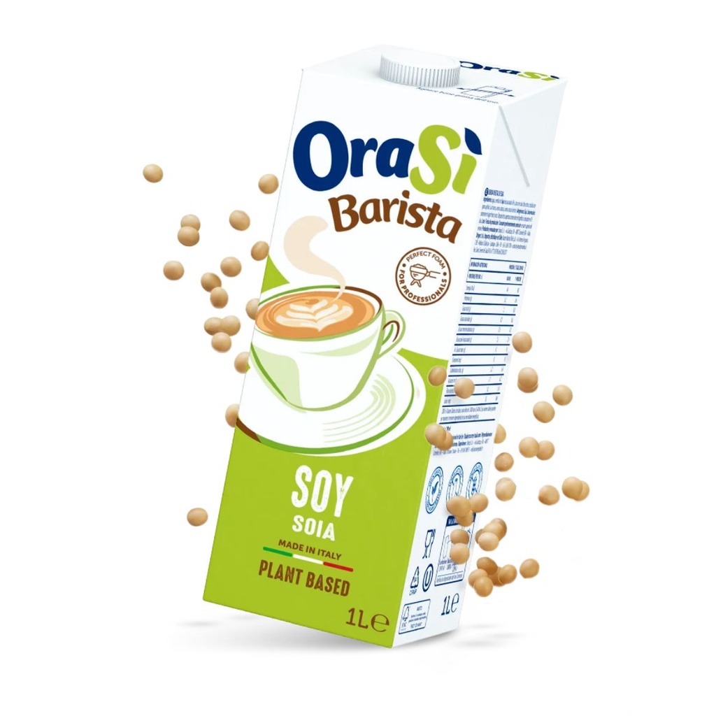 Orasi Soy Barista, Plant Based Milk - 12x1ltr