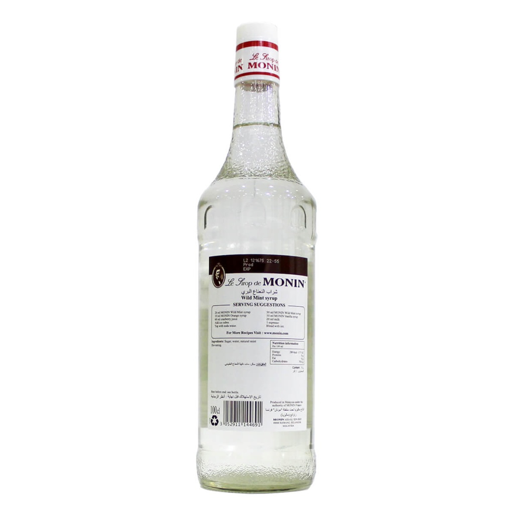 Syrup Wild Mint Monin FRA 6x1ltr