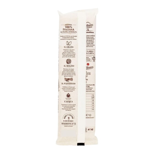 La Molisana Spaghetti No.15 Pasta, Italy - 24x500g, alternate view