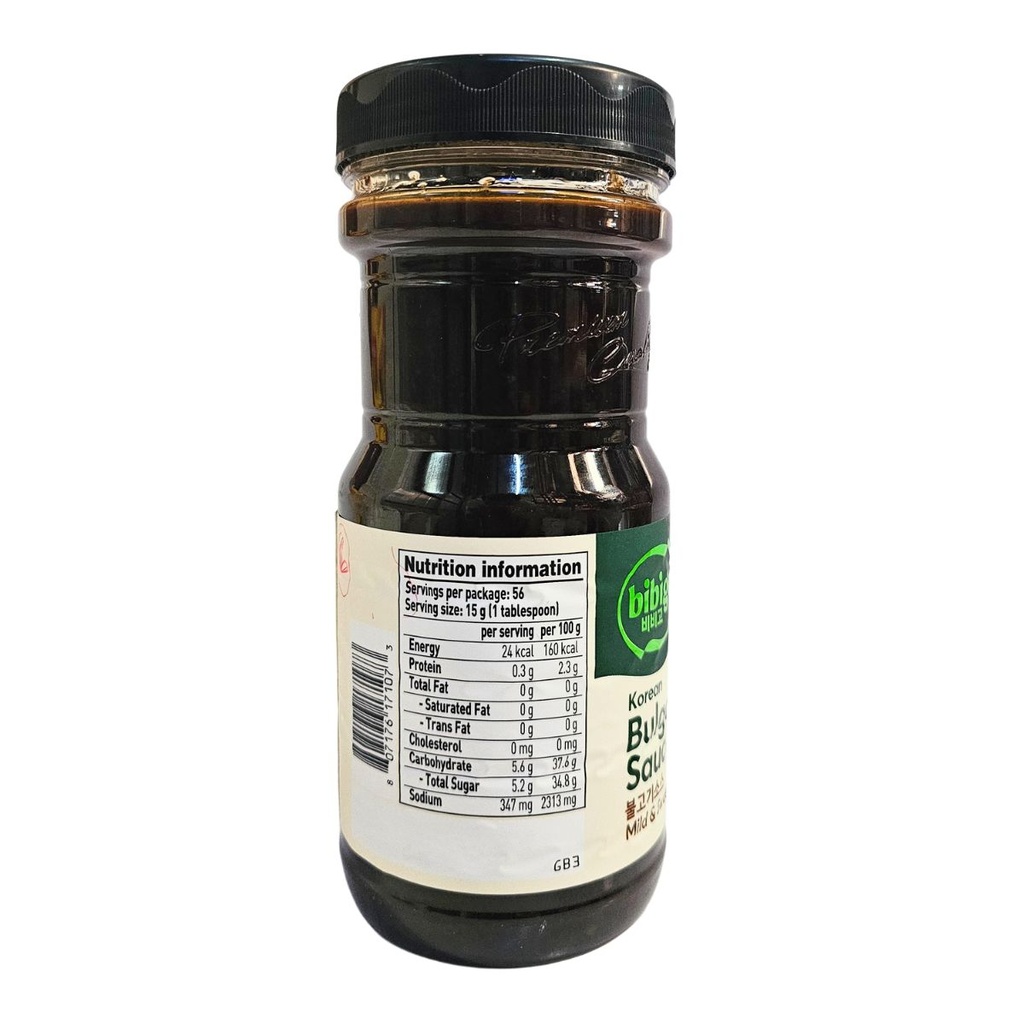 Bibigo Bulgogi Sauce, Mild & Sweet, Korea - 8x840g