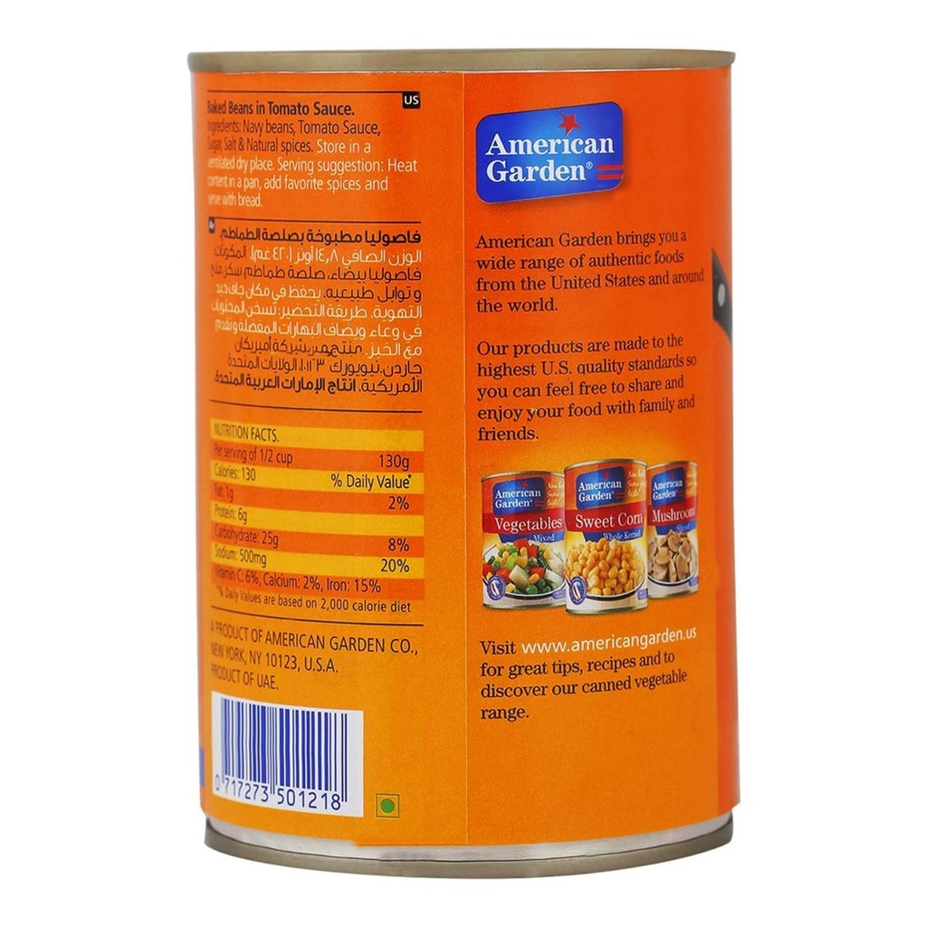 American Garden Baked Beans - 24x400g