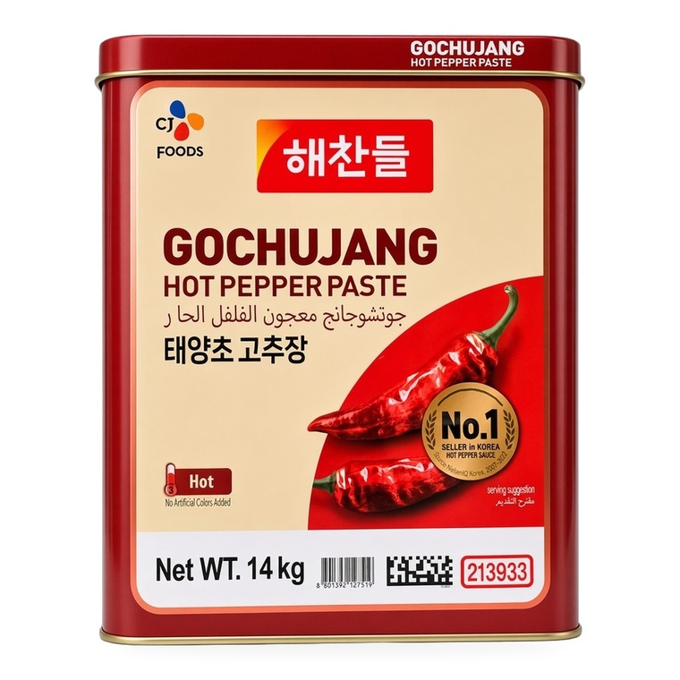 CJ Haechandle Gochujang Hot Pepper Paste, Korea - 1x14kg