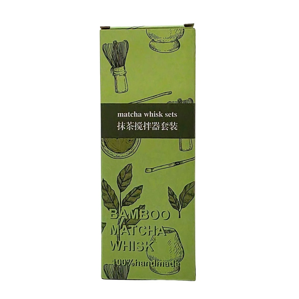 QING Matcha Whisk, 4 Piece Set - 100x1pc