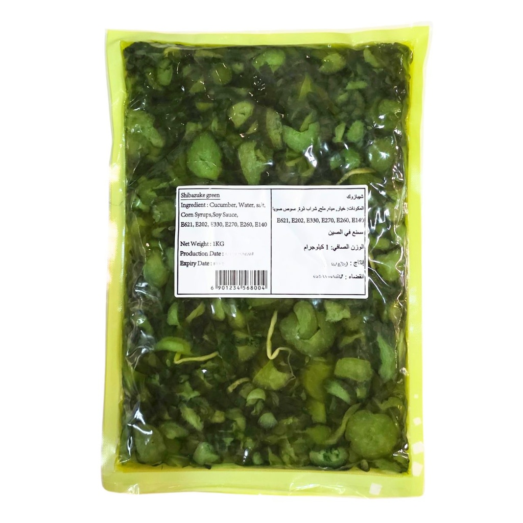 QING GREEN Pickled Cucumber, CHN - 16x1kg