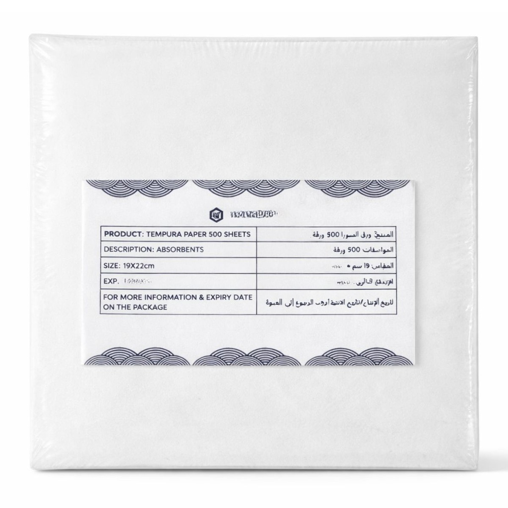 Sakura Jirushi Tempura Paper, 21.8x19.7CM - 24x500pc