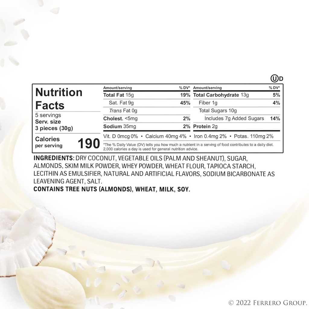 Raffaello White Crispy Coconut Chocolate - 6x150g