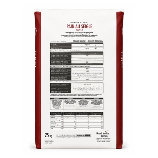 Moul-Bie Rye Pain Bread Flour T170, France - 1x25kg, alternate view