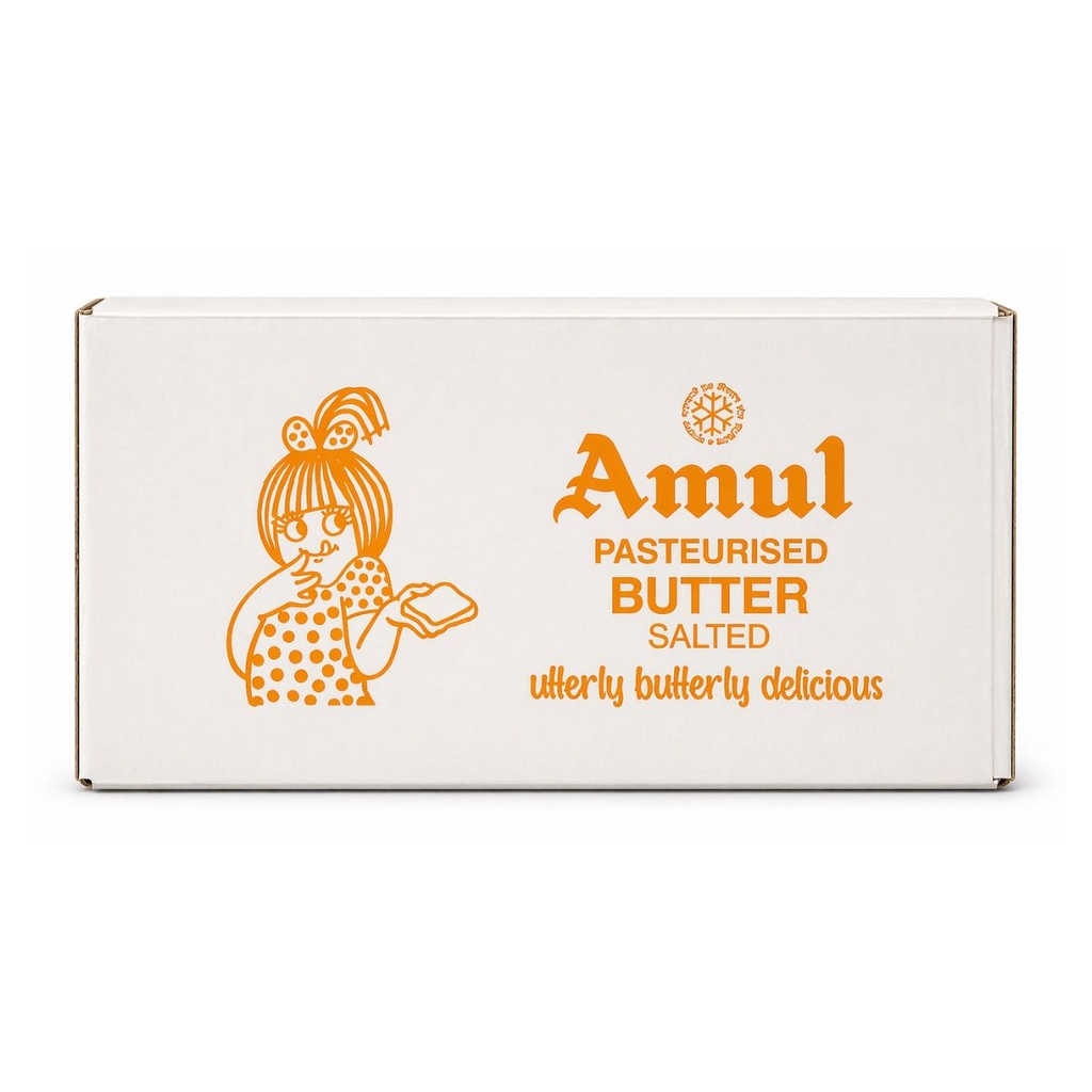 Amul Salted Butter, India - 100x100g