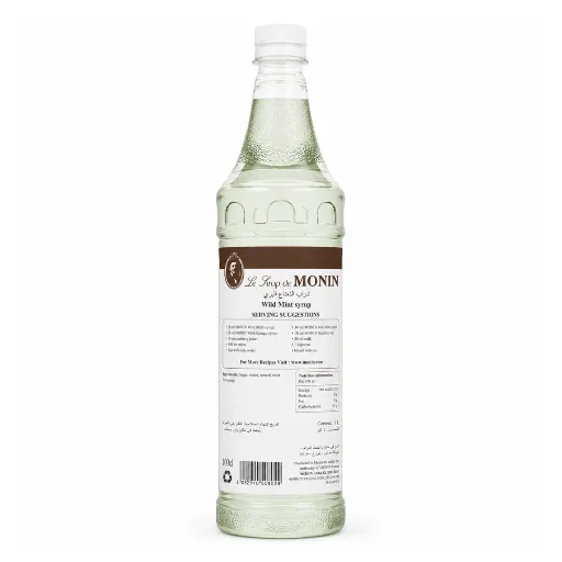 Monin Wild Mint Syrup, PET Bottle, Malaysia - 4x1ltr, alternate view