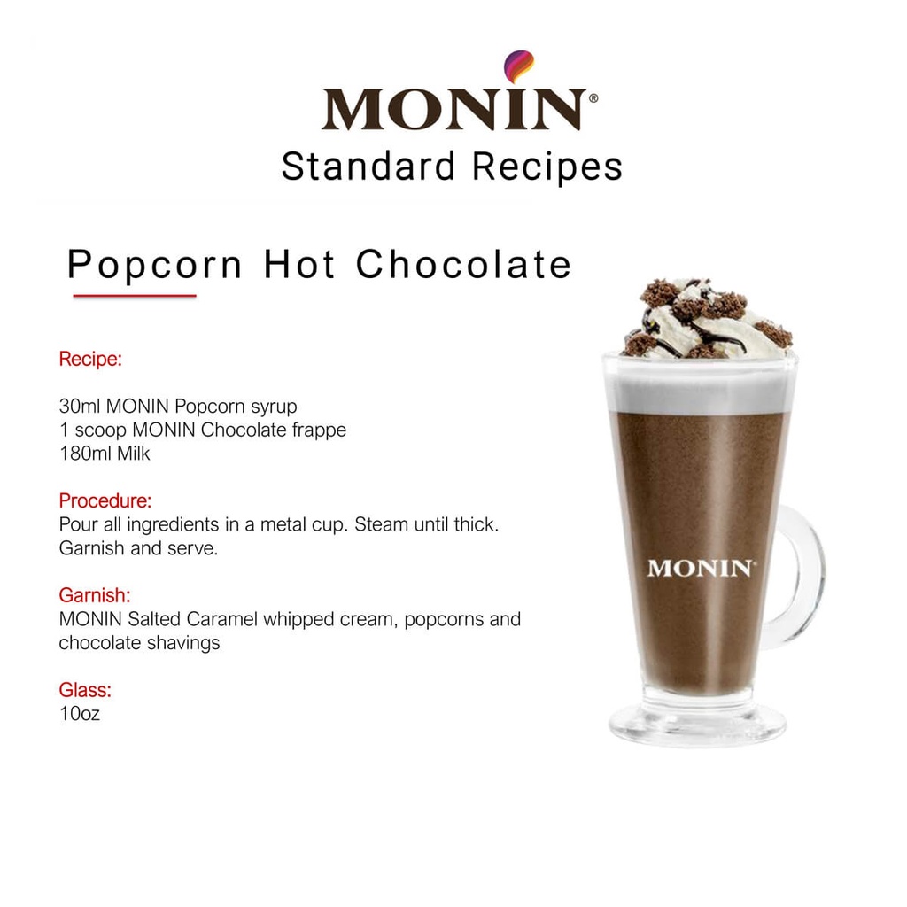 Syrup Popcorn Monin FRA 6x700ml