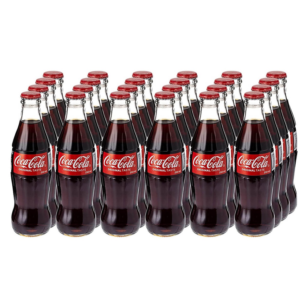 Authentic catalogue view 1 of Coca Cola Original Taste Soft Drink UAE, Glass - 24x290ml