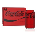 Coca Cola Zero Soft Drink in Can, UAE - 24 X 300ML