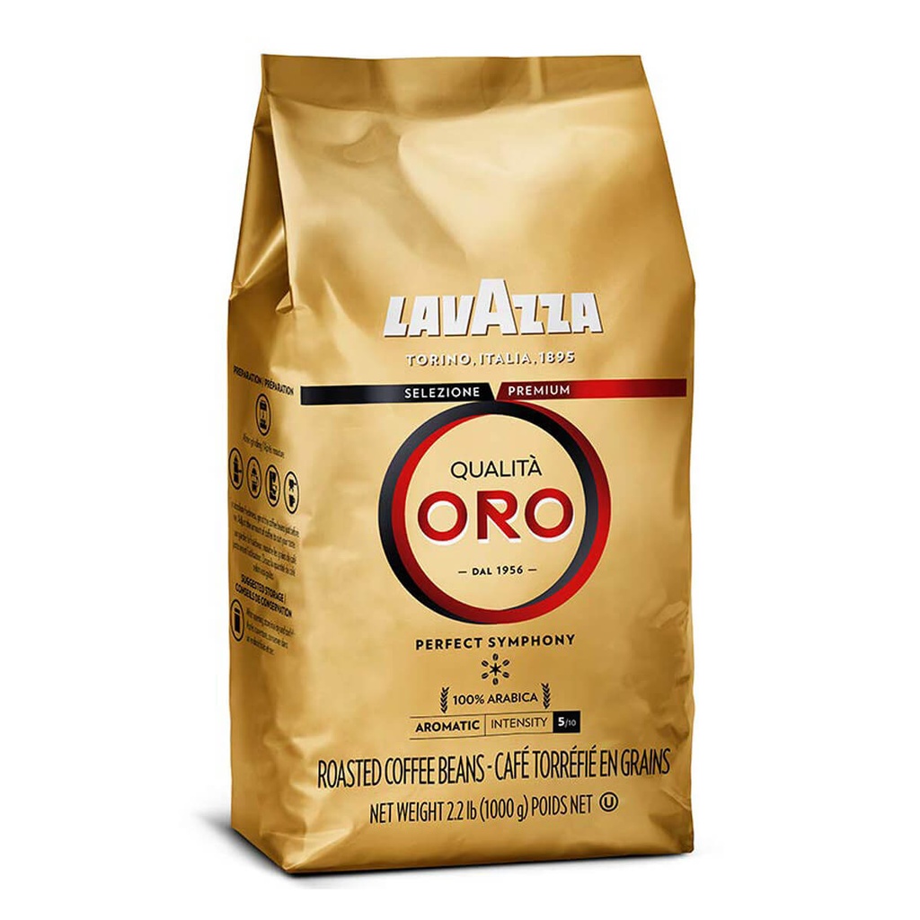Lavazza Oro Gold Coffee Beans, 5/10, Italy - 1KG