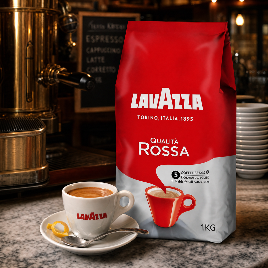 Lavazza Rossa Coffee Beans, Italy - 1KG
