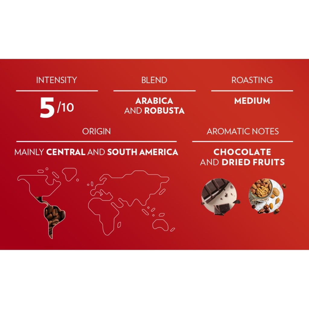 Lavazza Rossa Coffee Beans, Italy - 1KG