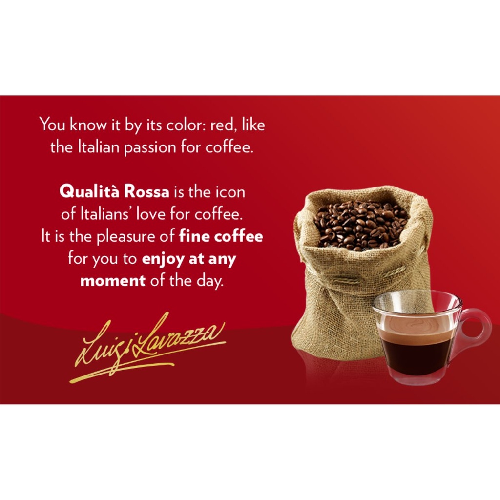 Lavazza Rossa Coffee Beans, Italy - 1KG