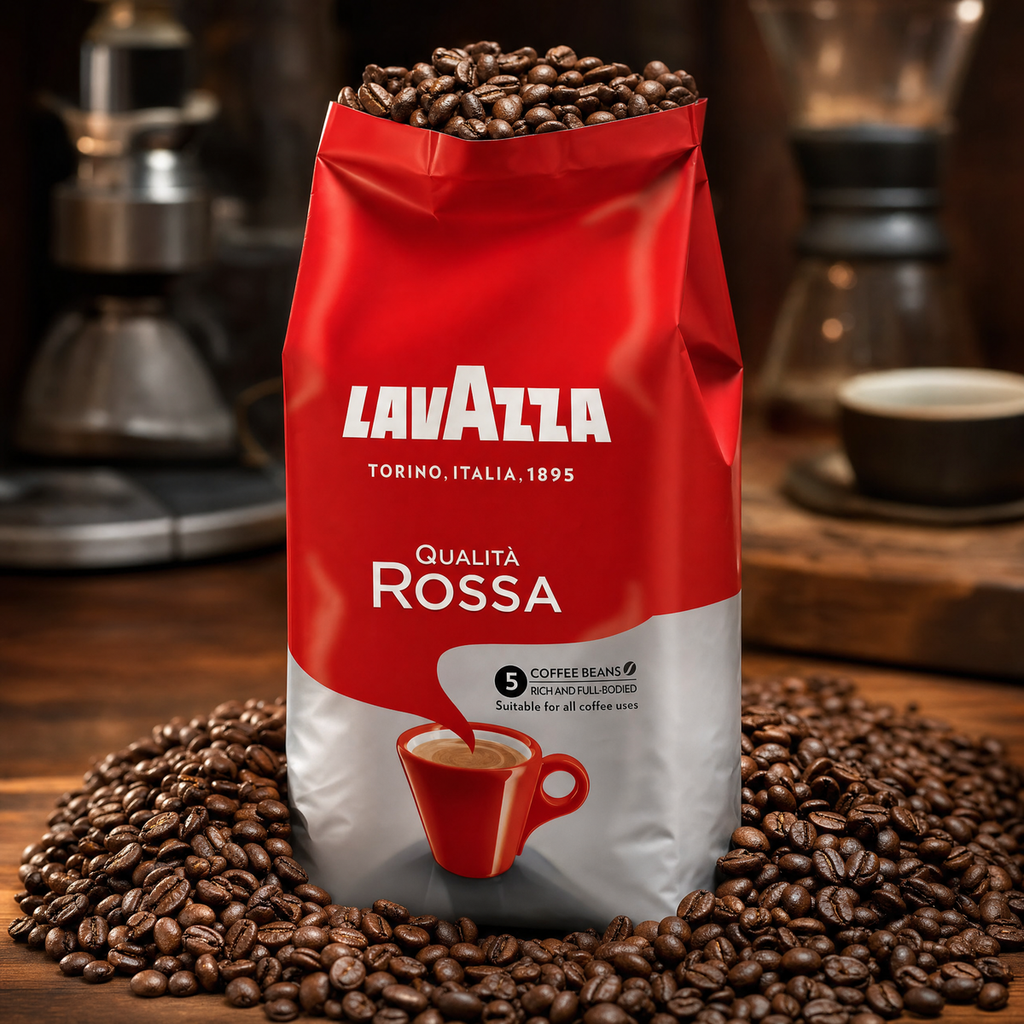 Lavazza Rossa Coffee Beans, Italy - 1KG