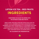 Lipton Red Fruit Iced Tea Soft Drink - 24x320ml, image 2 of 4
