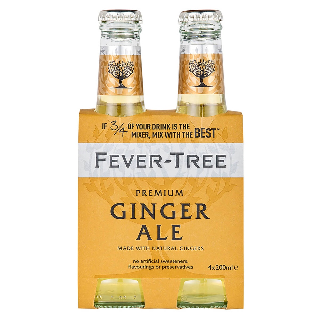 Fever-Tree Premium Ginger Ale - 24 X 200ML